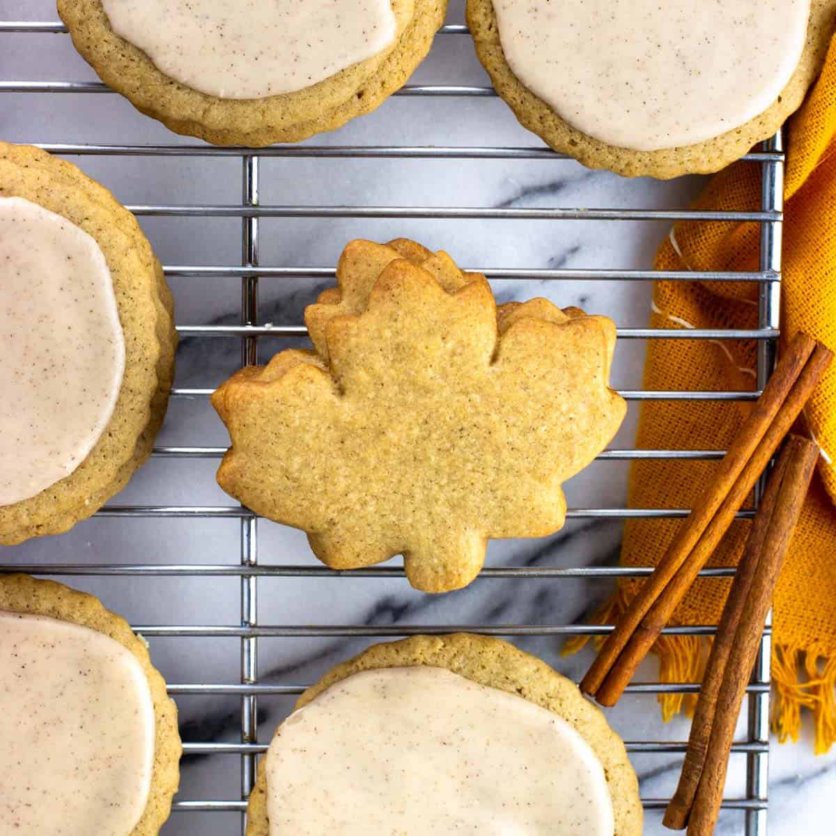 Tender Maple Cinnamon Sugar Cookies: The Perfect Fall Cut-Out